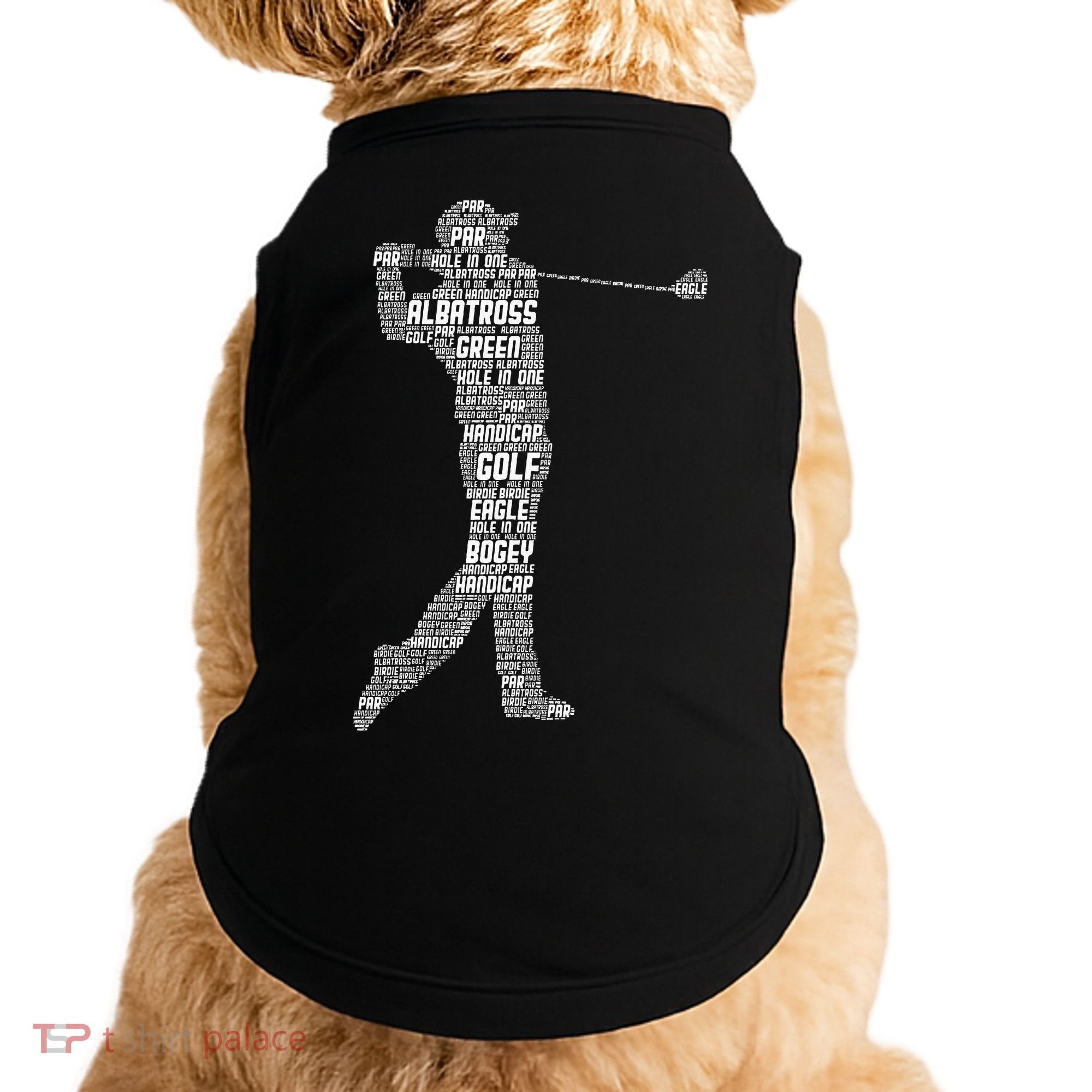 Golf Club Golfer Golfing Doggie Tank