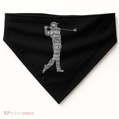 Golf Club Golfer Golfing USA-Made Doggie Bandana