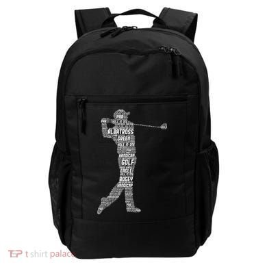 Golf Club Golfer Golfing Backpack