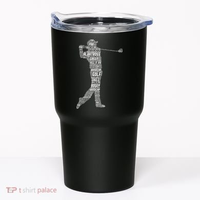 Golf Club Golfer Golfing Tumbler