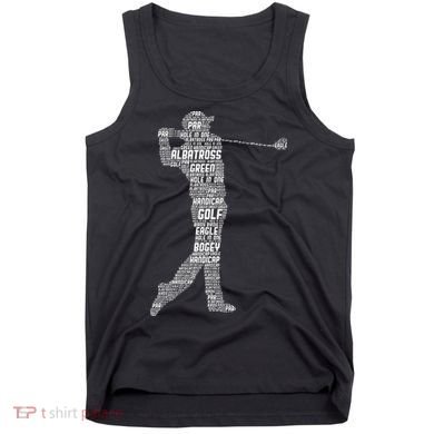 Golf Club Golfer Golfing Tank Top