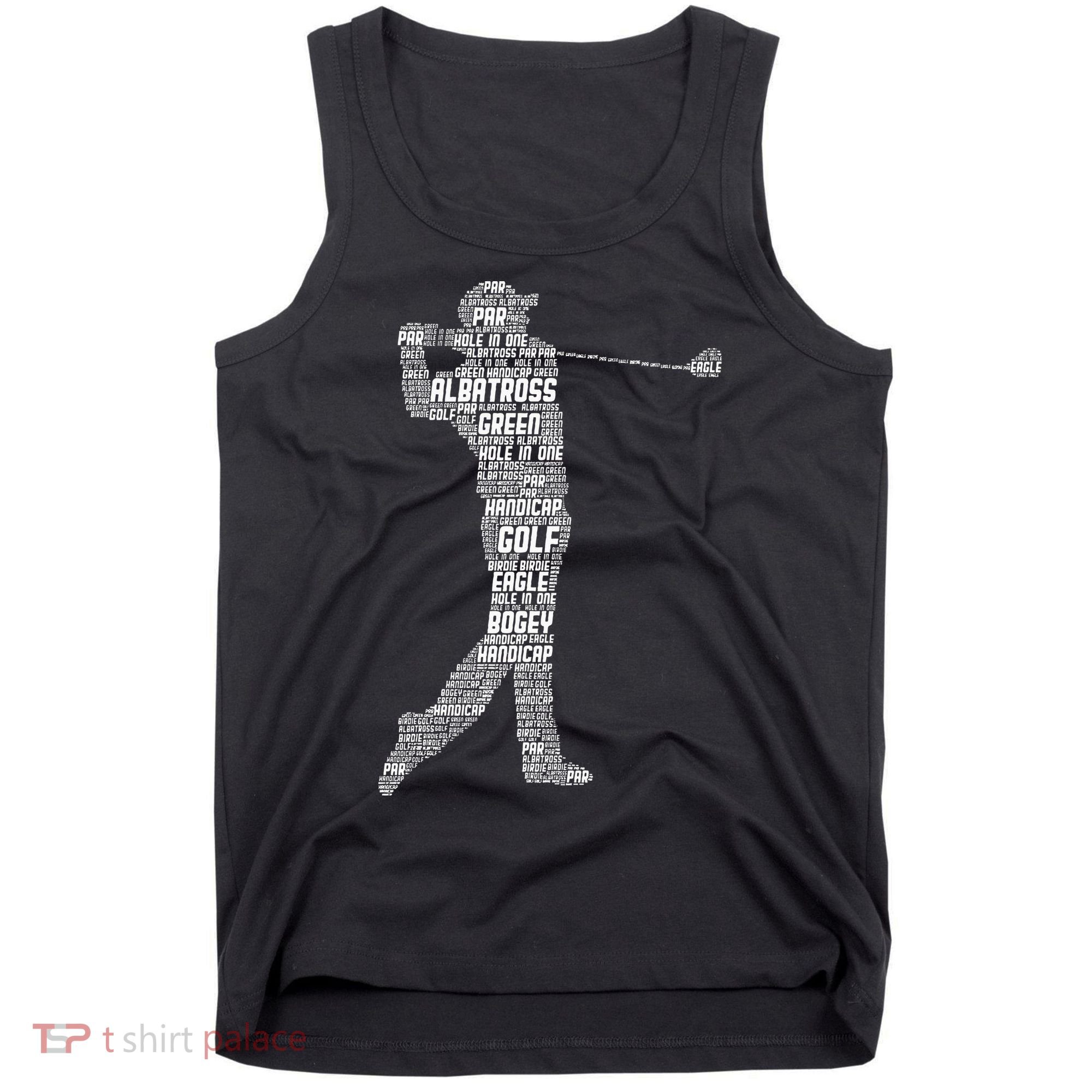 Golf Club Golfer Golfing Tank Top