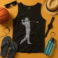 Golf Club Golfer Golfing Tank Top thumb 4