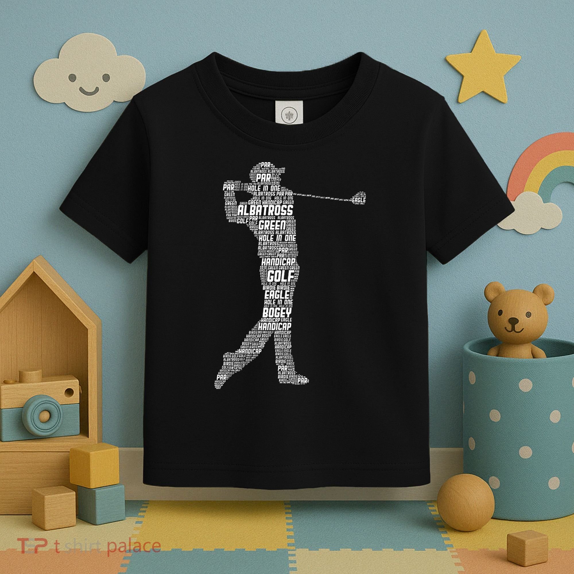 Golf Club Golfer Golfing Toddler T-Shirt