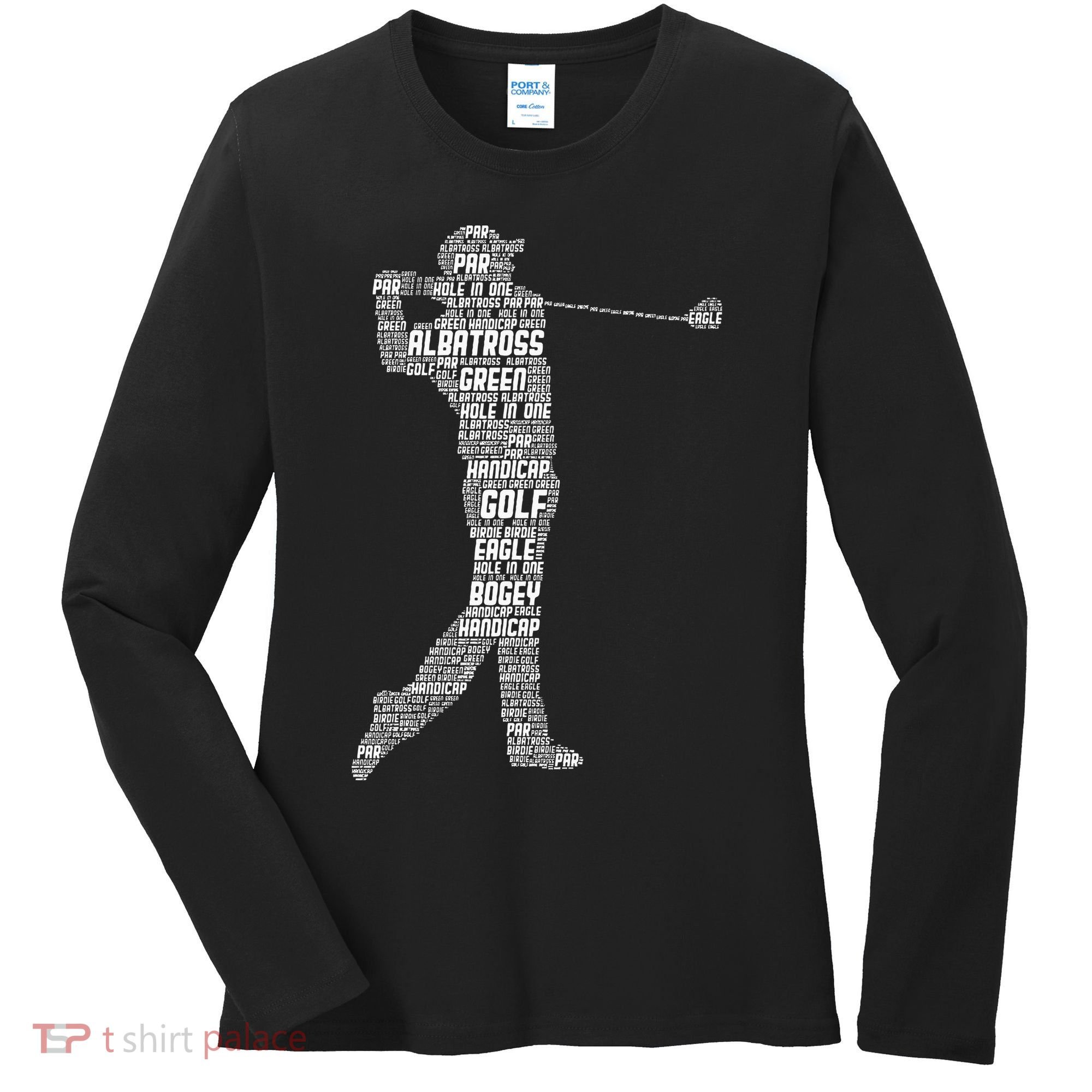 Golf Club Golfer Golfing Women's Long Sleeve Shirt