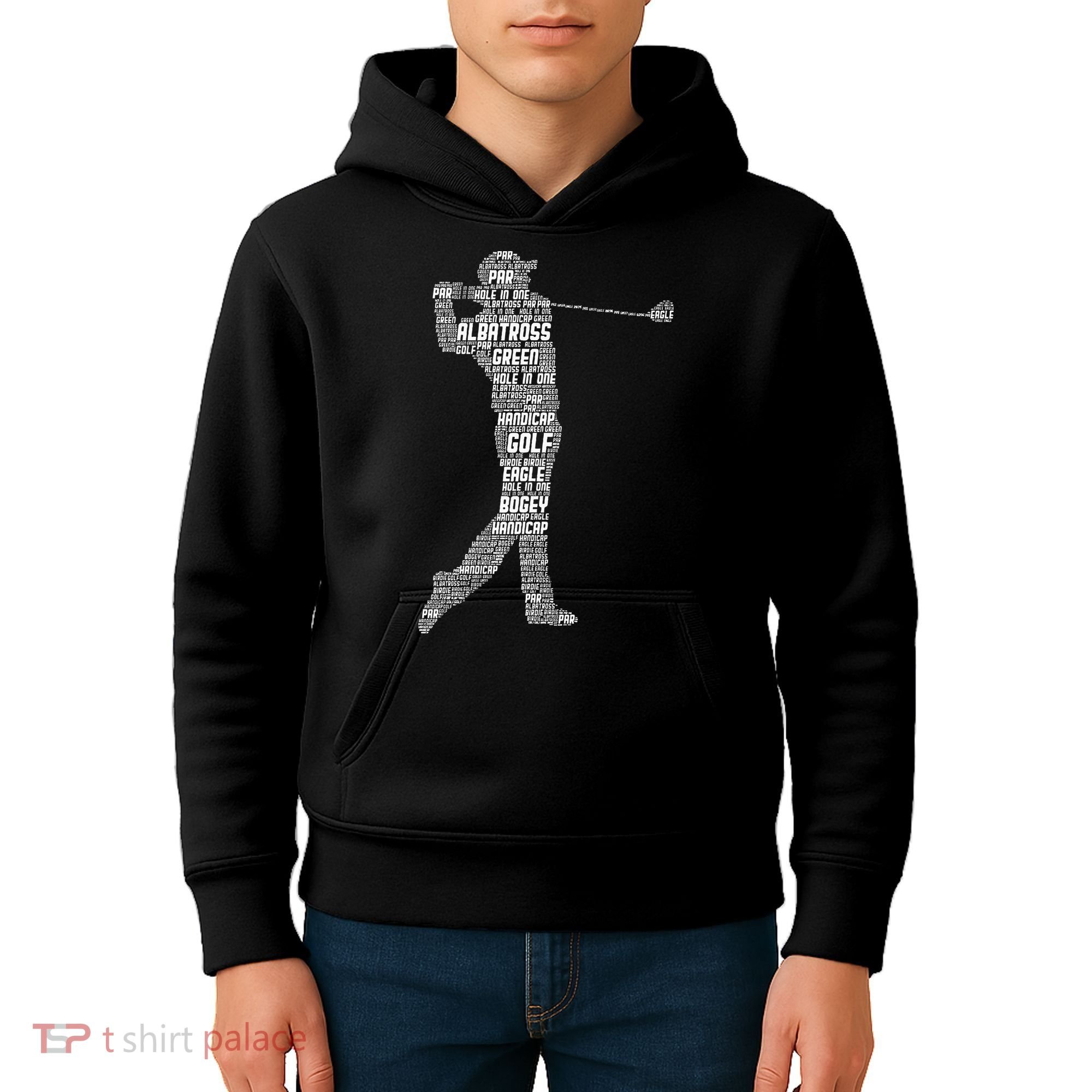 Golf Club Golfer Golfing Kids Hoodie
