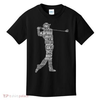 Golf Club Golfer Golfing Kids T-Shirt