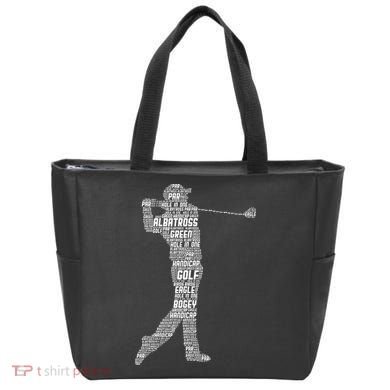 Golf Club Golfer Golfing Tote Bag
