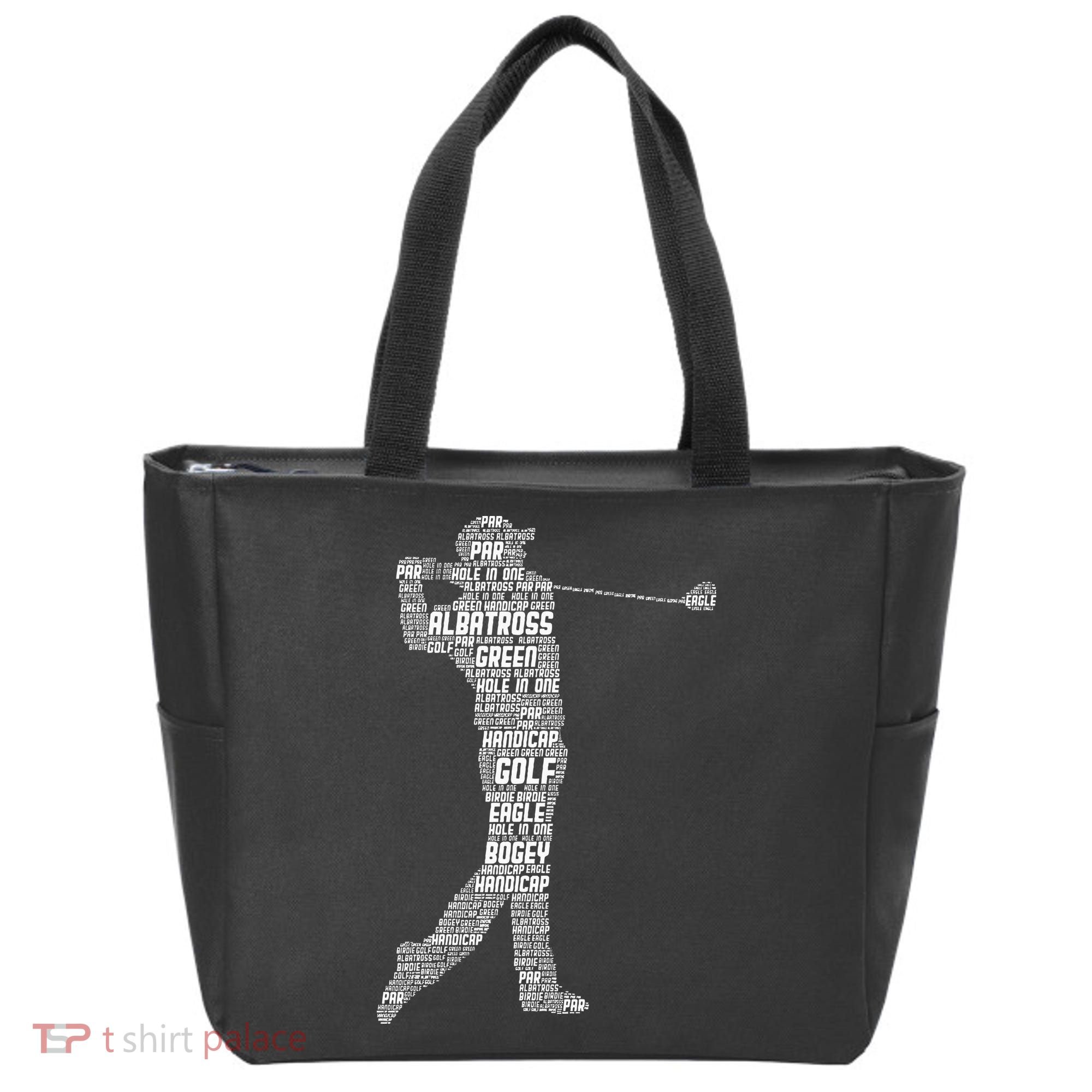 Golf Club Golfer Golfing Tote Bag