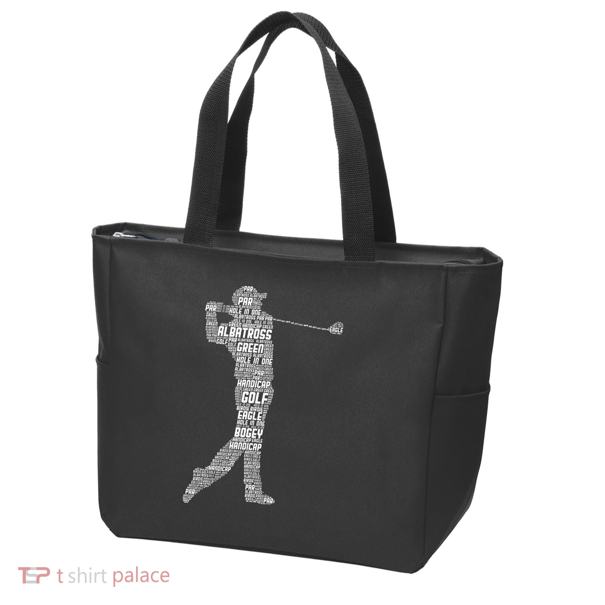 Golf Club Golfer Golfing Tote Bag