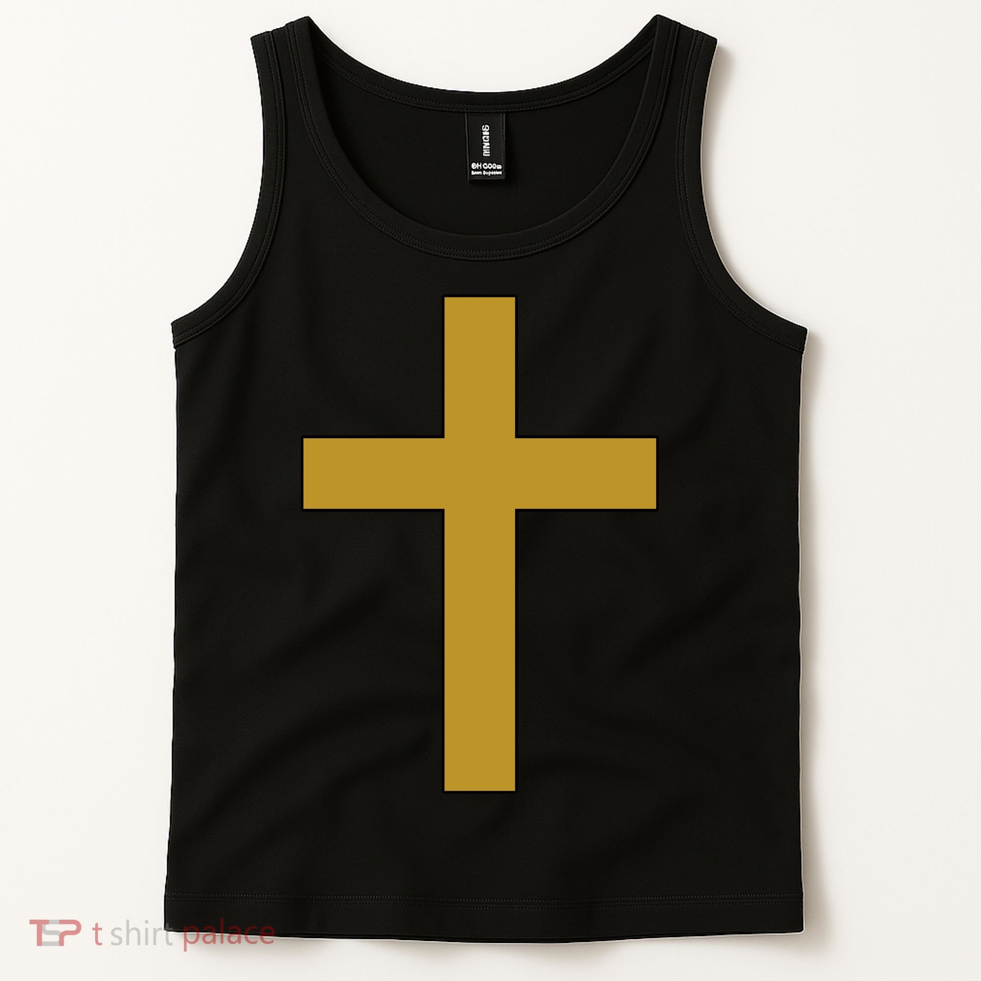 Golden Cross Tank Top