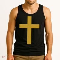 Golden Cross Tank Top thumb 3