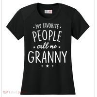 Granny Cute Gift: My Favorite People Call Me Granny Funny Gift Women's Cooling Performance Crew T-Shirt thumb 0