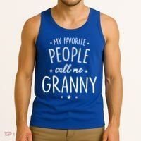 Granny Cute Gift: My Favorite People Call Me Granny Funny Gift Tank Top thumb 3