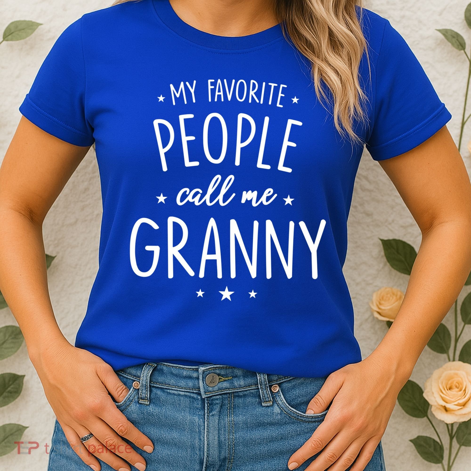 Granny Cute Gift: My Favorite People Call Me Granny Funny Gift Women's T-Shirt