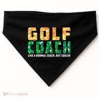 Golf Coach Golfing Player Golfer Sports Lover Graphic Gift USA-Made Doggie Bandana thumb 0