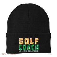 Golf Coach Golfing Player Golfer Sports Lover Graphic Gift Beanie thumb 0