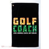 Golf Coach Golfing Player Golfer Sports Lover Graphic Gift Golf Towel thumb 0