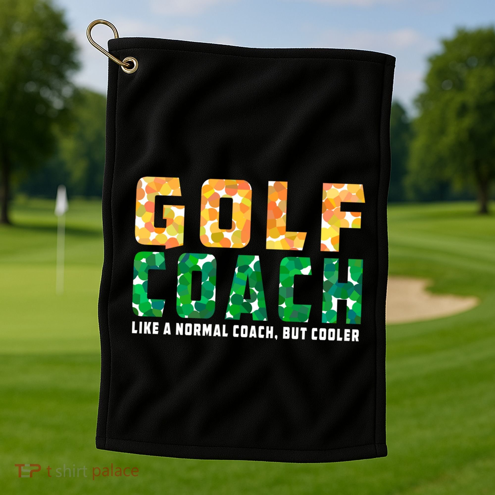 Golf Coach Golfing Player Golfer Sports Lover Graphic Gift Golf Towel