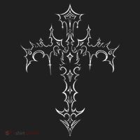 Gothic Cross Grunge Aesthetic Mall Goth 24oz Duet Stainless Steel Tumbler thumb 2