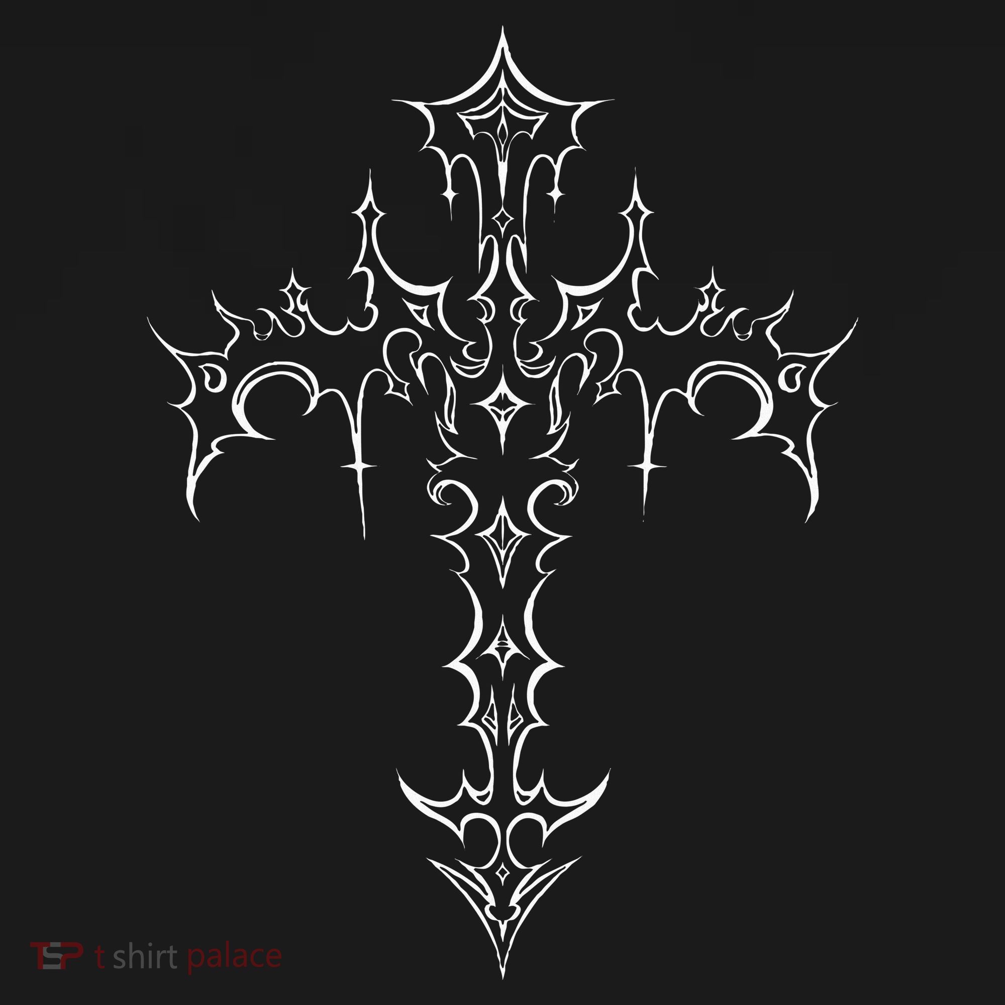 Gothic Cross Grunge Aesthetic Mall Goth Mousepad