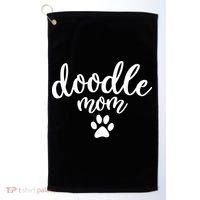 Goldendoodle Cute Gift Doodle Mom Bernedoodle Labradoodle Cool Gift Golf Towel thumb 0