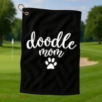 Goldendoodle Cute Gift Doodle Mom Bernedoodle Labradoodle Cool Gift Golf Towel thumb 1