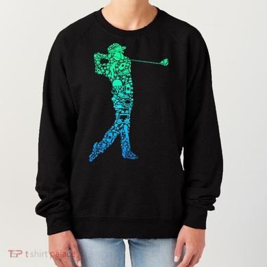 Golf Club Golfer Golfing Women's Sweatshirt