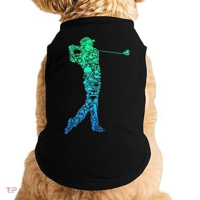 Golf Club Golfer Golfing Doggie Tank