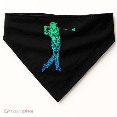 Golf Club Golfer Golfing USA-Made Doggie Bandana