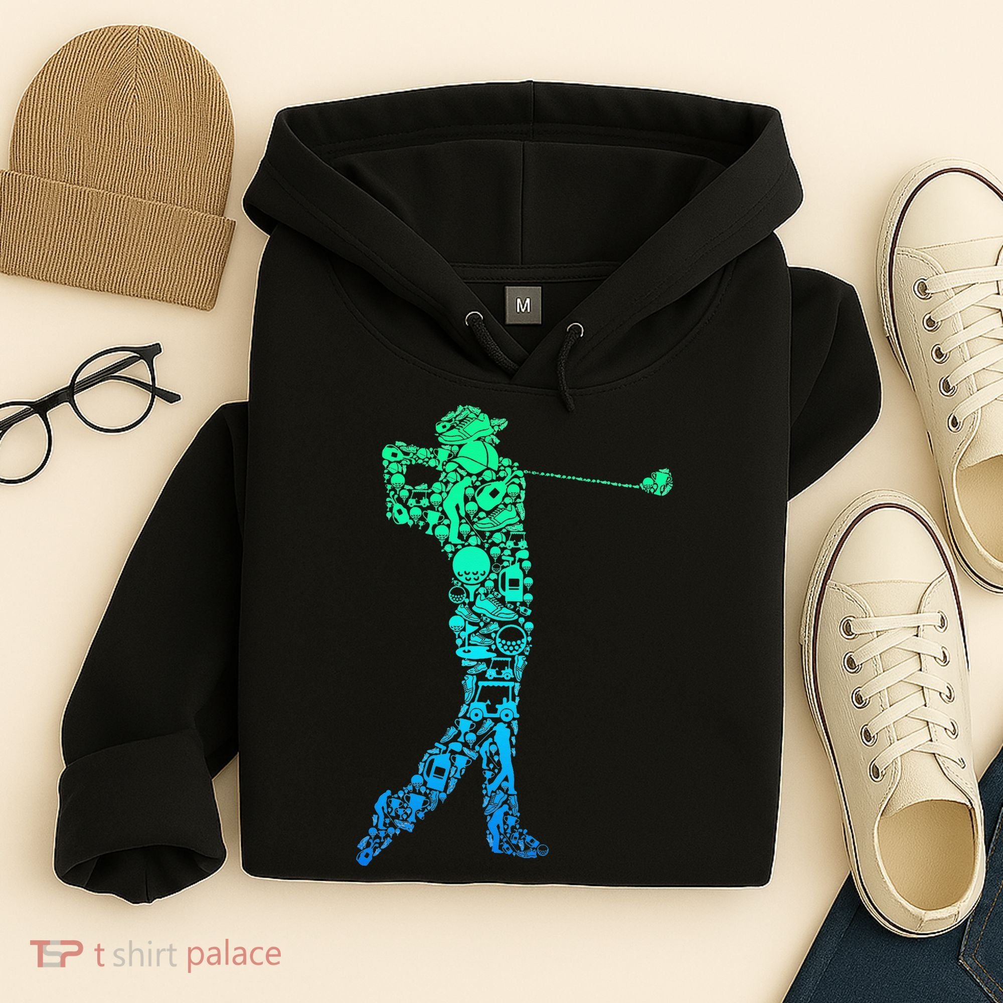 Golf Club Golfer Golfing Hoodie