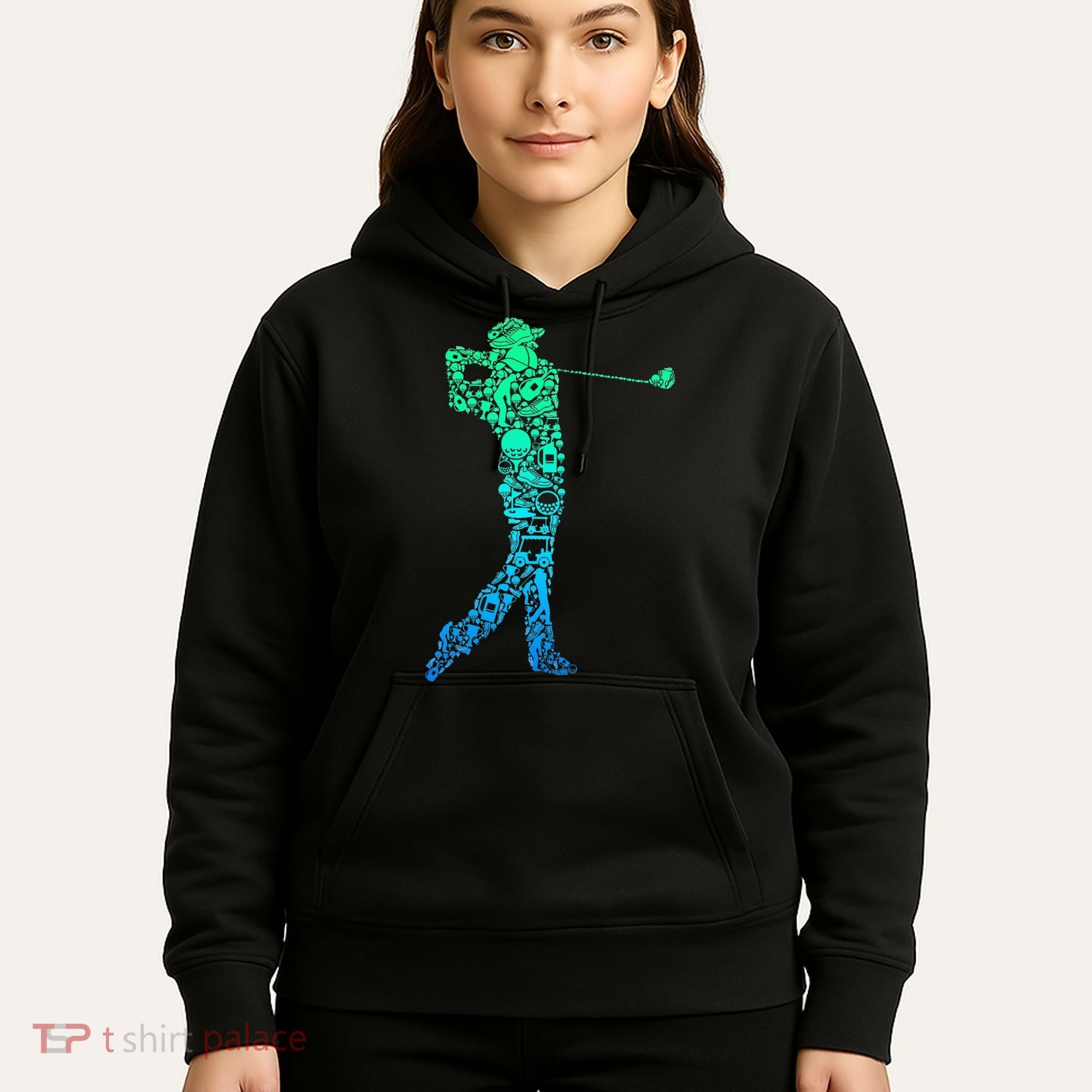 Golf Club Golfer Golfing Hoodie