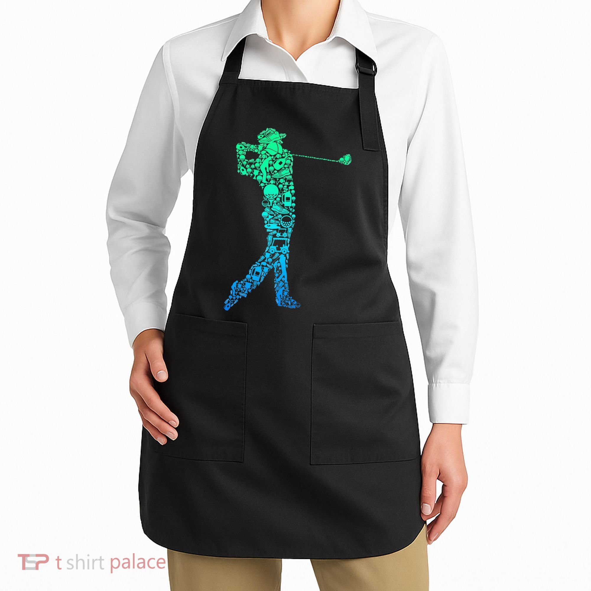 Golf Club Golfer Golfing Apron