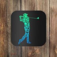 Golf Club Golfer Golfing Coaster thumb 0
