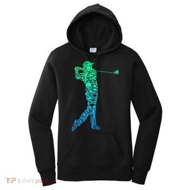 Golf Club Golfer Golfing Women's Hoodie