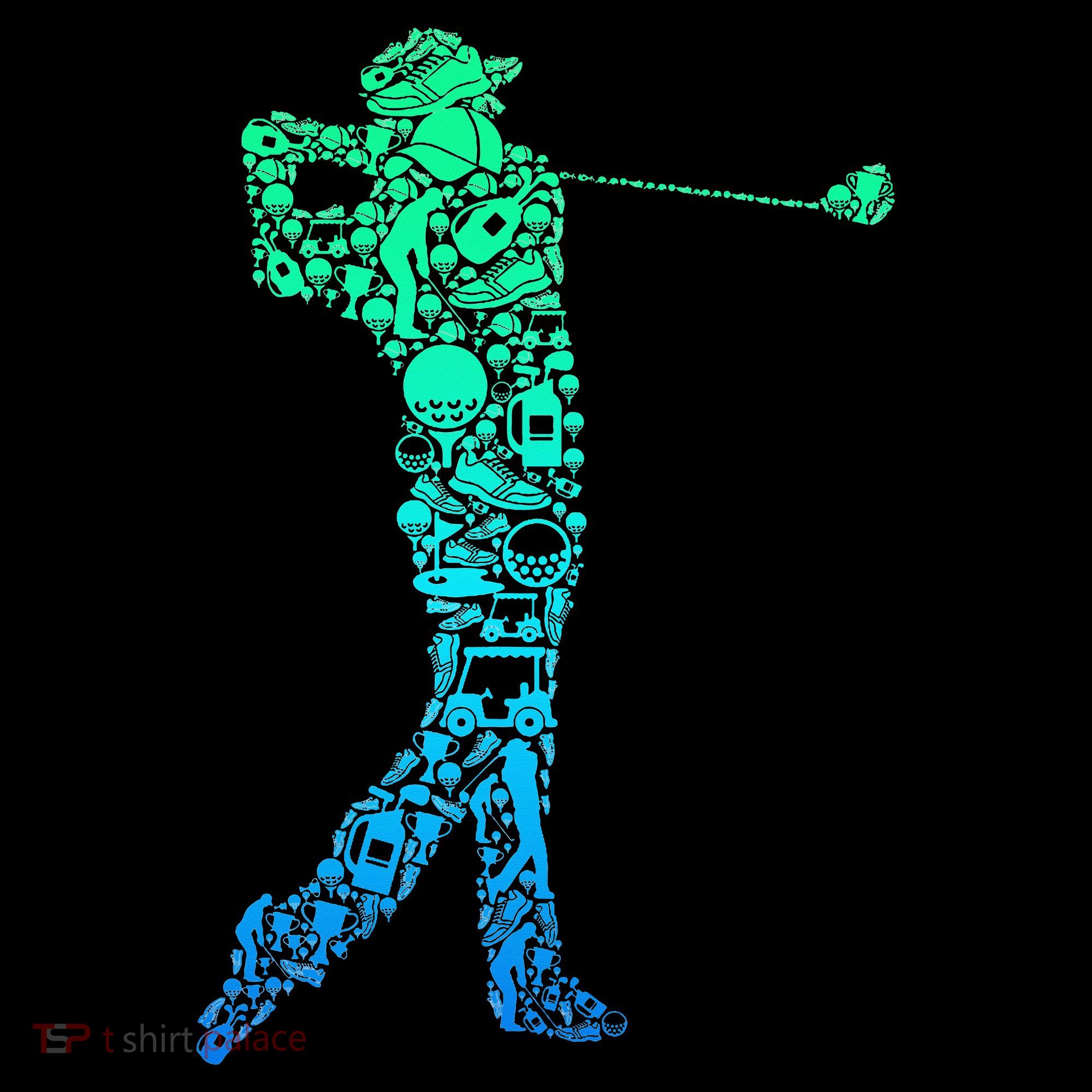 Golf Club Golfer Golfing Women's Hoodie