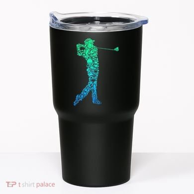 Golf Club Golfer Golfing Tumbler