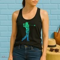 Golf Club Golfer Golfing Women's Tank Top thumb 2