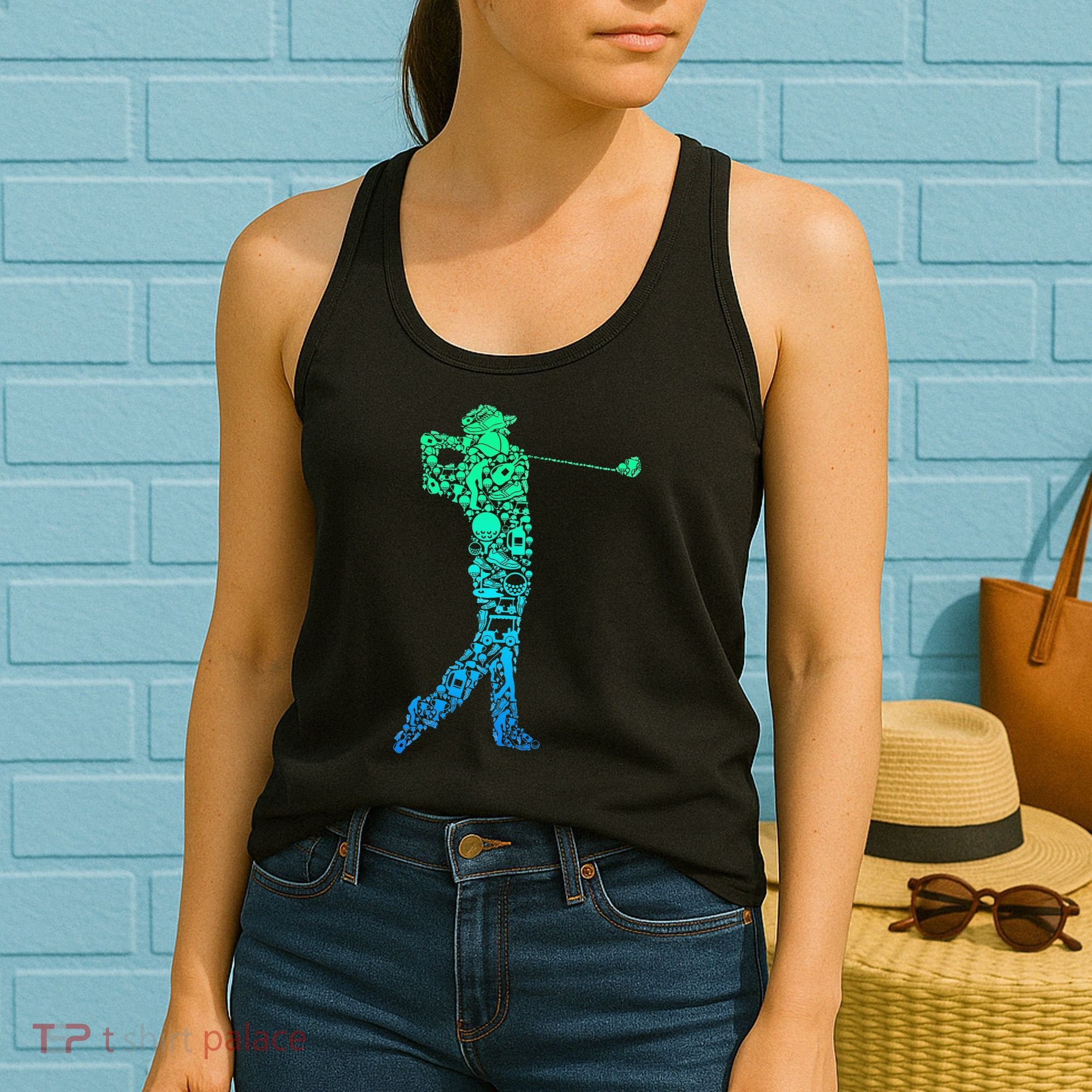 Golf Club Golfer Golfing Women's Tank Top