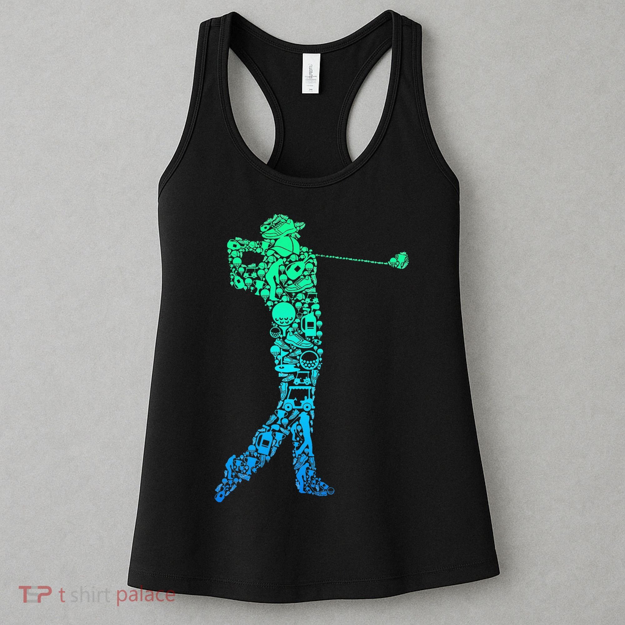 Golf Club Golfer Golfing Women's Tank Top