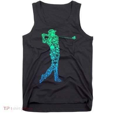 Golf Club Golfer Golfing Tank Top