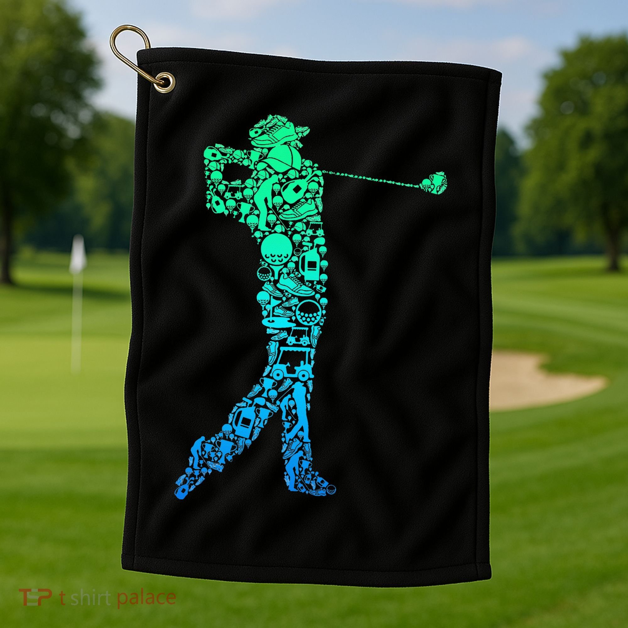 Golf Club Golfer Golfing Golf Towel