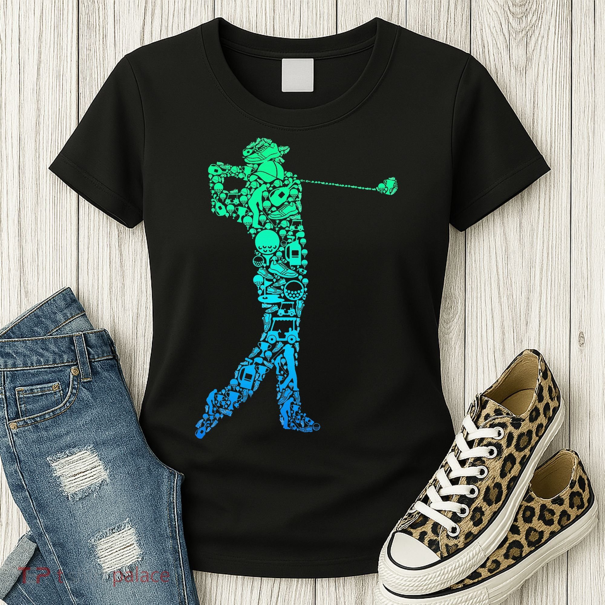 Golf Club Golfer Golfing Women's T-Shirt