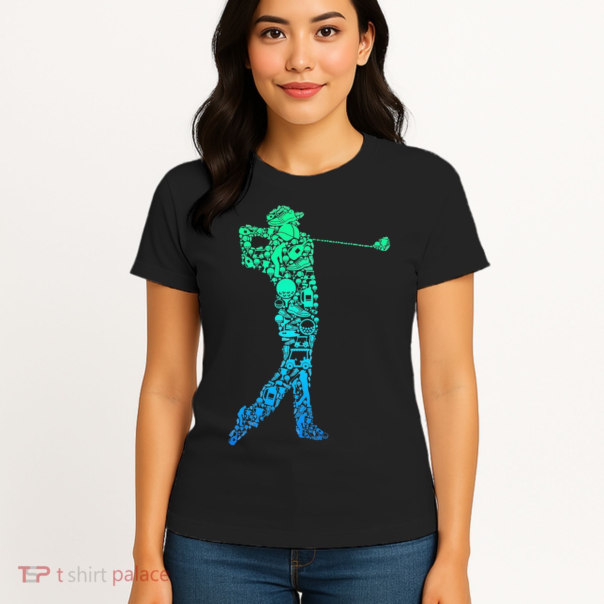 Golf Club Golfer Golfing Women's T-Shirt