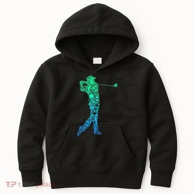 Golf Club Golfer Golfing Kids Hoodie