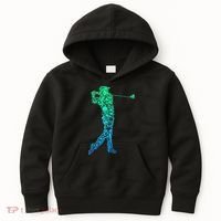 Golf Club Golfer Golfing Kids Hoodie thumb 0