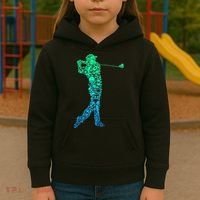 Golf Club Golfer Golfing Kids Hoodie thumb 3