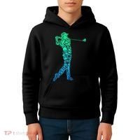 Golf Club Golfer Golfing Kids Hoodie thumb 4