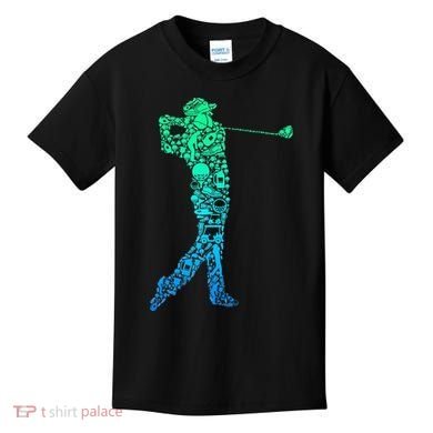 Golf Club Golfer Golfing Kids T-Shirt
