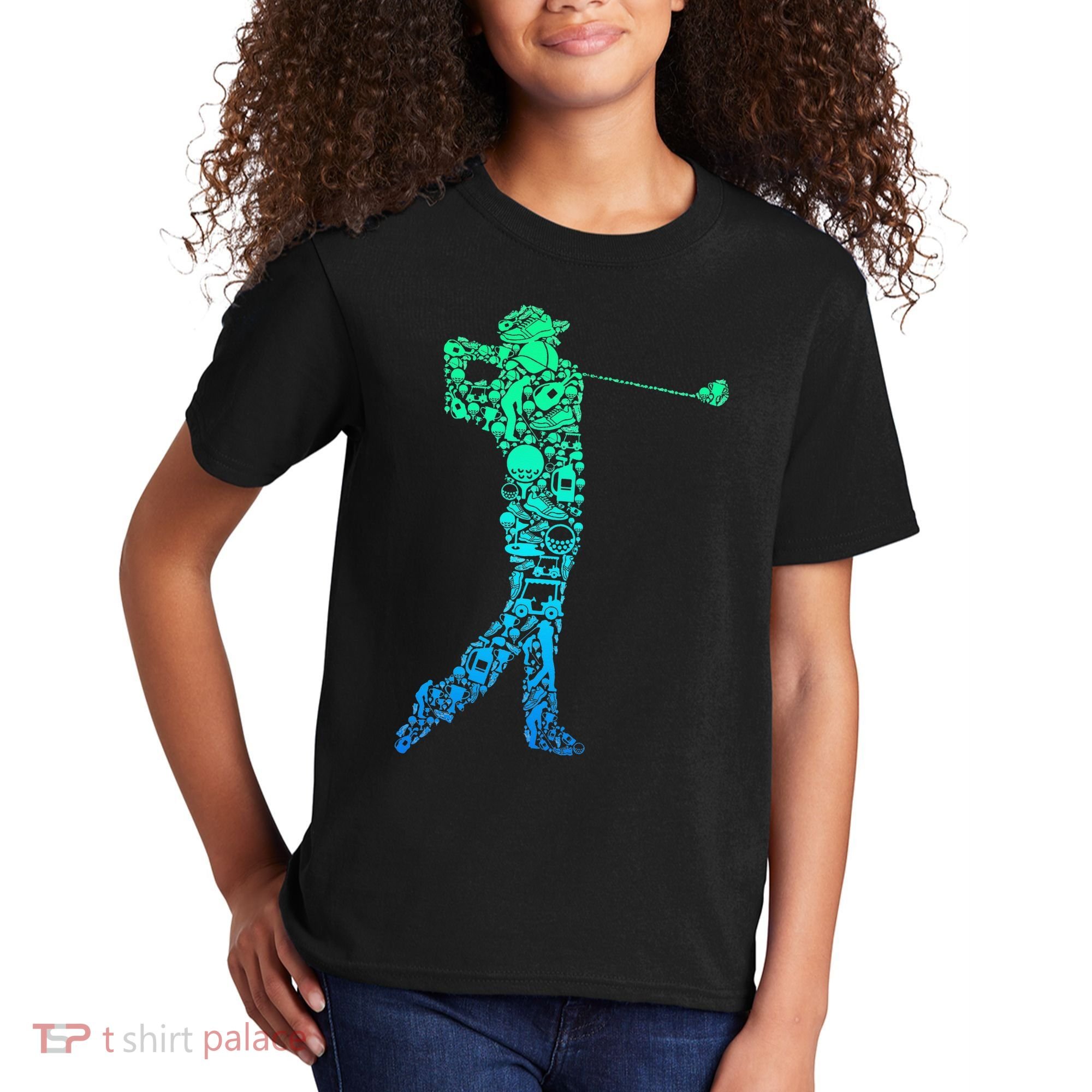 Golf Club Golfer Golfing Kids T-Shirt